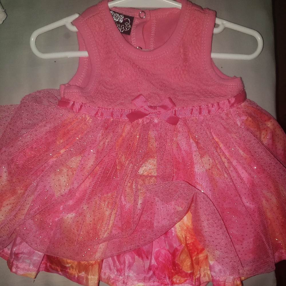 Pink onsie dress
